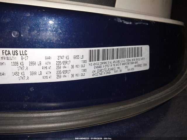 2018 CHRYSLER PACIFICA 2C4RC1FG1JR104013 Photo 8