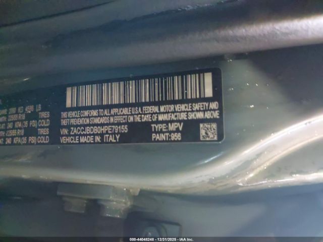 2017 JEEP RENEGADE ZACCJBDB0HPE79155 Photo 8