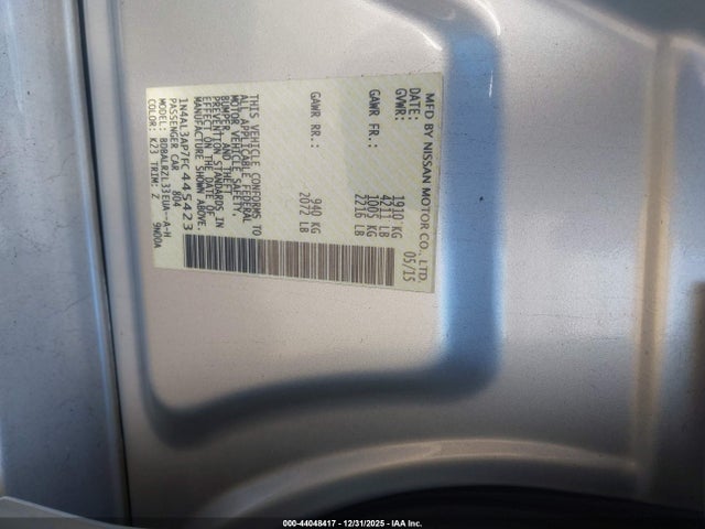 44048417 :رقم المزاد ، 1N4AL3AP7FC445423 vin ، 2015 Nissan Altima 2.5 Sl مزاد بيع