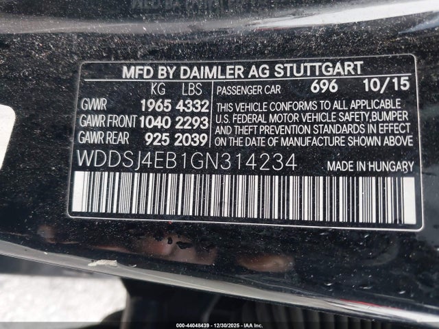 2016 MERCEDES-BENZ CLA 250 WDDSJ4EB1GN314234 Photo 8