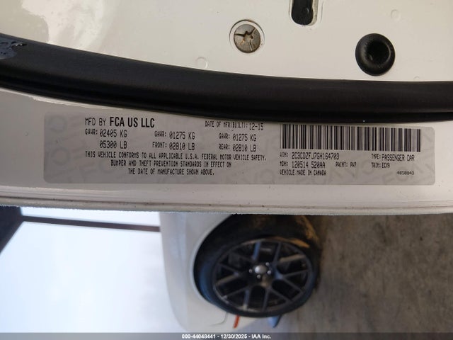 Dodge Challenger R/t Scat Pack 2016 2C3CDZFJ7GH164703 Image 9
