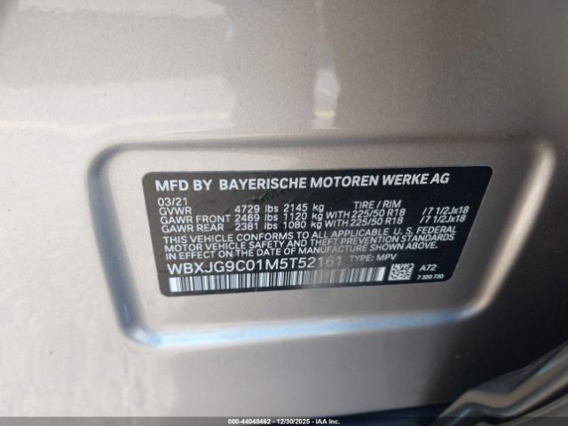 2021 BMW X1 WBXJG9C01M5T52161 Photo 8