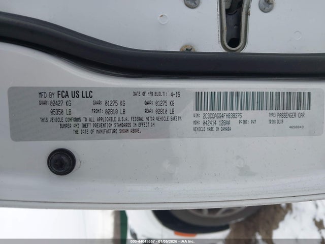 2015 CHRYSLER 300 2C3CCAGG4FH838375 Photo 8