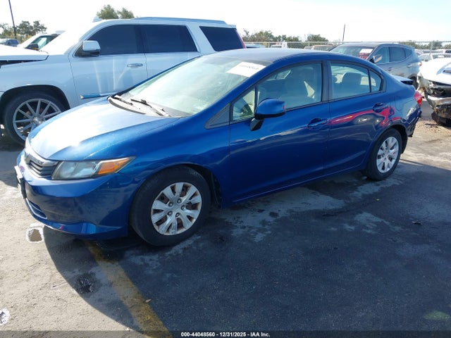 Продажа на аукционе авто 2012 Honda Civic Lx, vin: 19XFB2F59CE322733, номер лота: 44048560