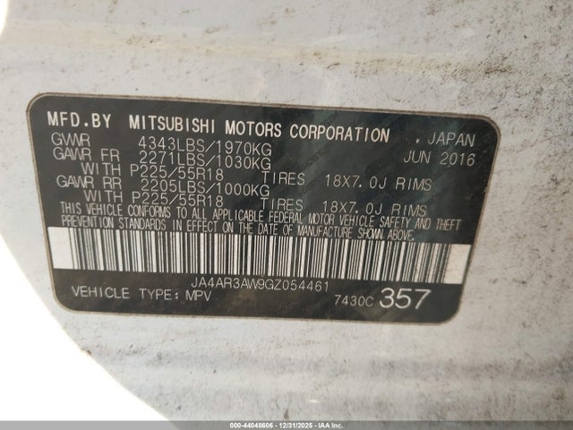 2016 MITSUBISHI OUTLANDER SPORT JA4AR3AW9GZ054461 Photo 8