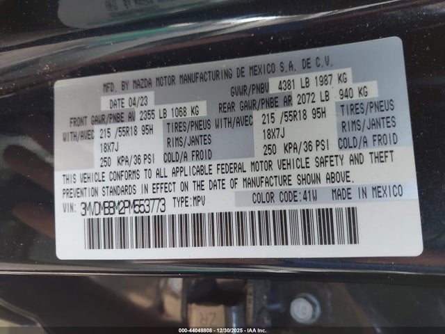 Mazda Cx-30 2.5 S Select 2023 3MVDMBBM2PM553773 Image 9
