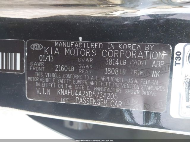 2013 KIA FORTE KNAFU4A2XD5734205 Photo 8