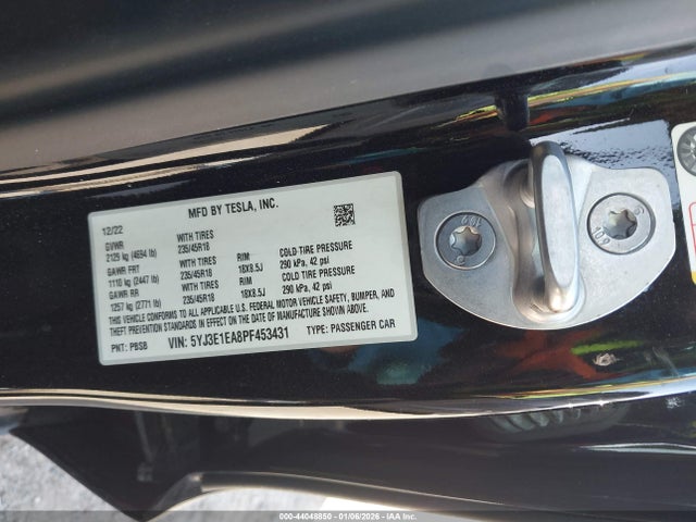 2023 TESLA MODEL 3 5YJ3E1EA8PF453431 Photo 8
