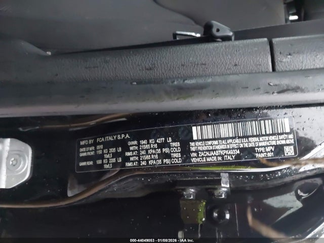 2019 JEEP RENEGADE ZACNJAAB7KPK49334 Photo 8