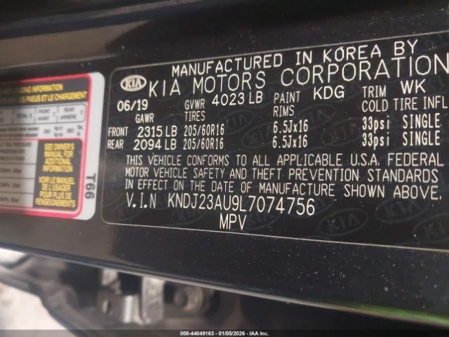 2020 KIA SOUL KNDJ23AU9L7074756 Photo 8