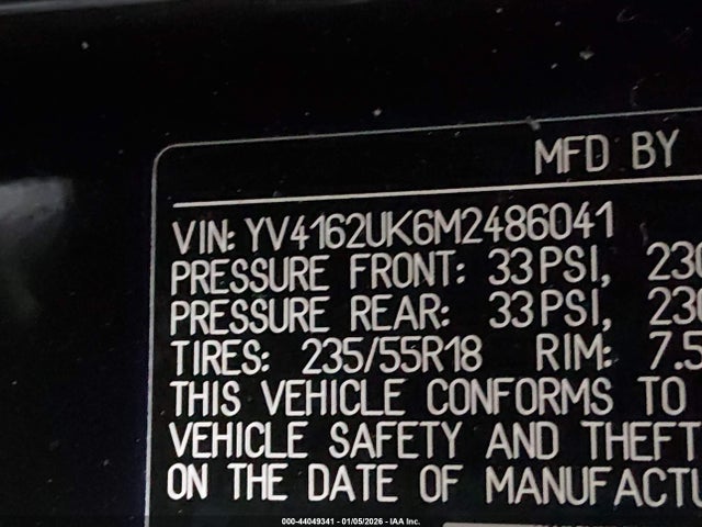 2021 VOLVO XC40 YV4162UK6M2486041 Photo 8