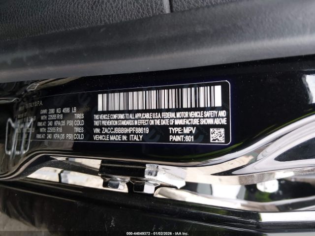 2017 JEEP RENEGADE ZACCJBBB9HPF88619 Photo 8