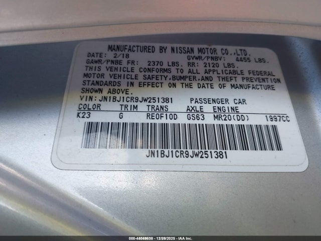 2018 NISSAN ROGUE SPORT JN1BJ1CR9JW251381 Photo 8