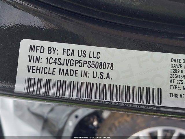 2023 JEEP GRAND WAGONEER 1C4SJVGP5PS508078 Photo 8