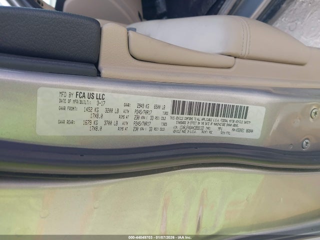 2017 JEEP GRAND CHEROKEE 1C4RJFAG4HC859122 Photo 8