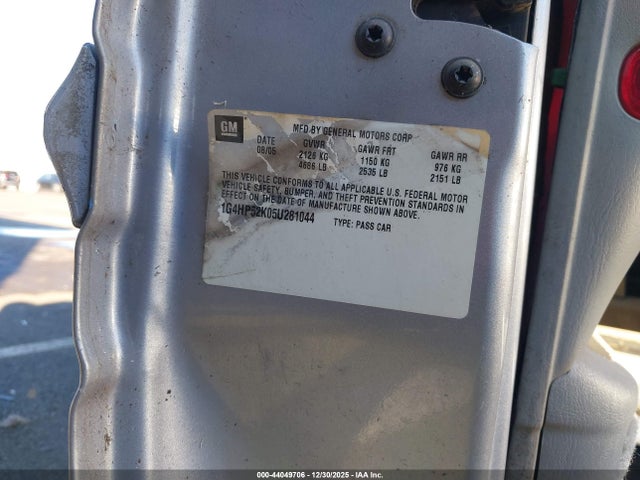 2005 BUICK LESABRE 1G4HP52K05U281044 Photo 8