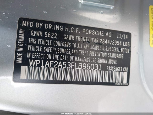 2015 PORSCHE MACAN WP1AF2A53FLB96031 Photo 8