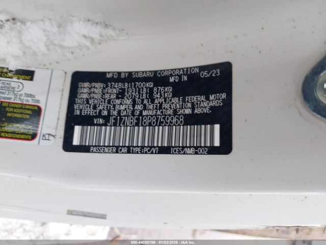 2023 TOYOTA GR86 JF1ZNBF18P8759968 Photo 8