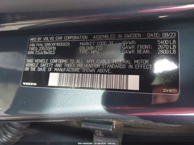 2024 VOLVO XC60 YV4L12RKXR1806829 Photo 8