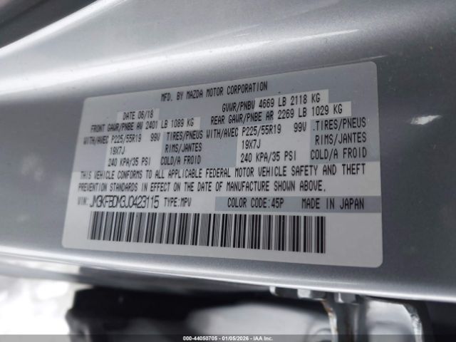 2018 MAZDA CX-5 JM3KFBDM3J0423115 Photo 8