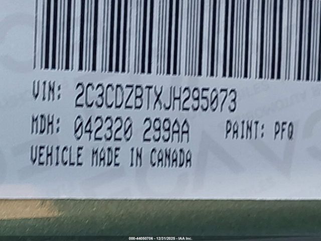 2018 DODGE CHALLENGER 2C3CDZBTXJH295073 Photo 8