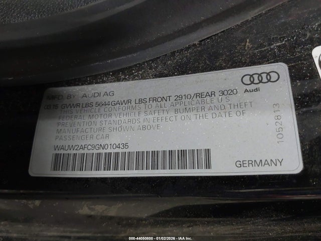 2016 AUDI S7 WAUW2AFC9GN010435 Photo 8