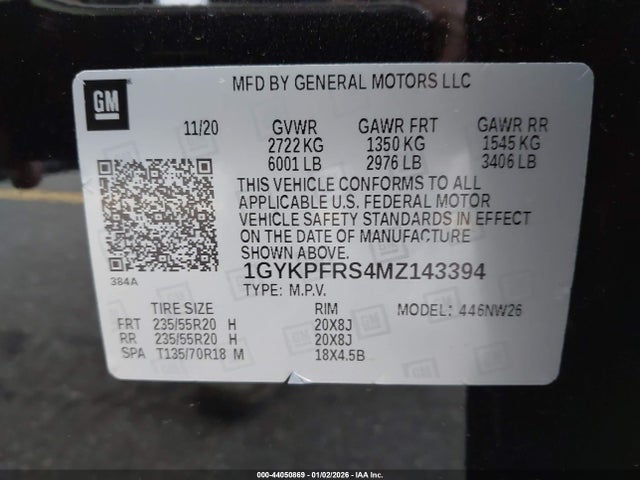 2021 CADILLAC XT6 1GYKPFRS4MZ143394 Photo 8
