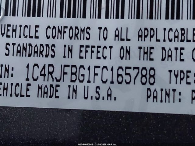 2015 JEEP GRAND CHEROKEE 1C4RJFBG1FC165788 Photo 8