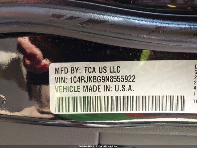 2022 JEEP GRAND CHEROKEE L 1C4RJKBG9N8555922 Photo 8