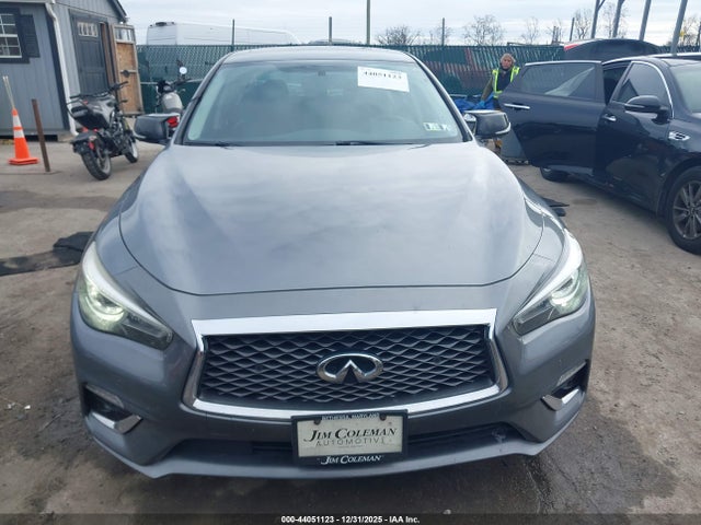 2018 Infiniti Q50 3.0t Luxe მანქანა იყიდება აუქციონზე, vin: JN1EV7AR9JM441409, აუქციონის ნომერი: 44051123