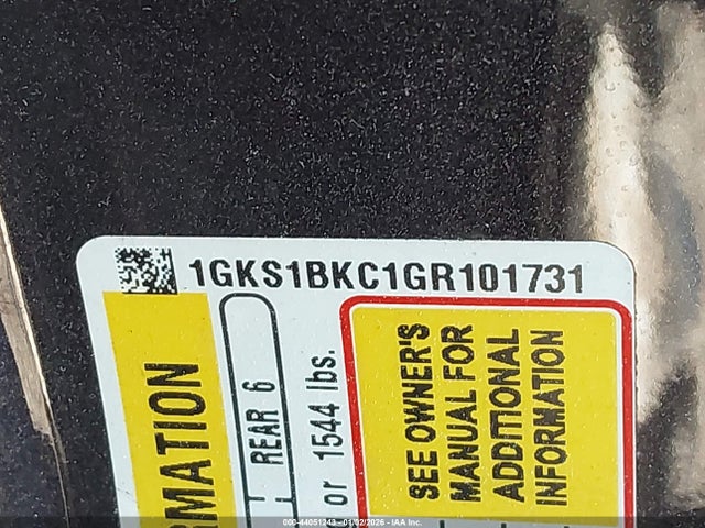 Продажа на аукционе авто 2016 Gmc Yukon Slt, vin: 1GKS1BKC1GR101731, номер лота: 44051243