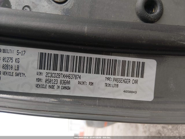 2017 DODGE CHALLENGER 2C3CDZBTXHH637874 Photo 8