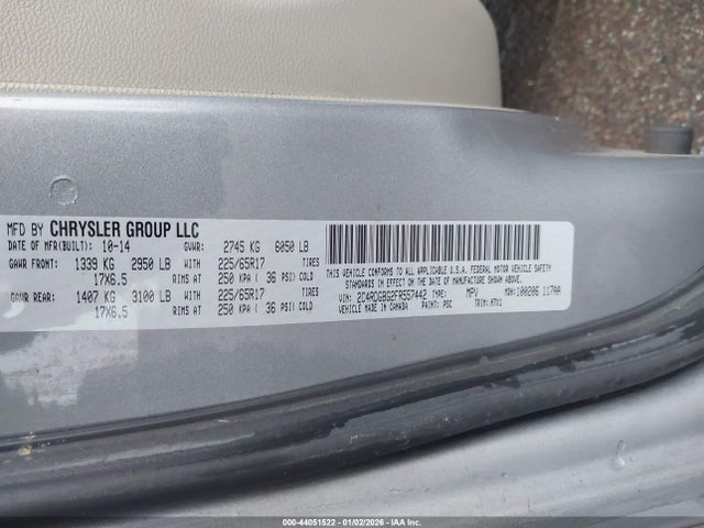 Dodge Grand Caravan American Value Pkg 2015 2C4RDGBG2FR557442 Image 9