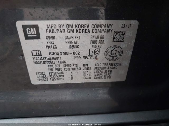 2017 BUICK ENCORE KL4CJASB1HB162017 Photo 8