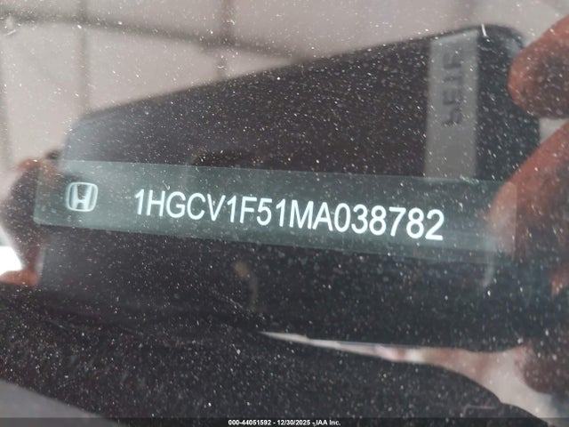 1HGCV1F51MA038782 Honda Accord Ex-l
