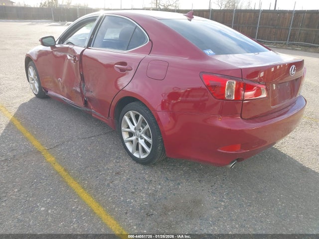 44051725 :رقم المزاد ، JTHCE5C26B5001943 vin ، 2011 Lexus Is 350 مزاد بيع