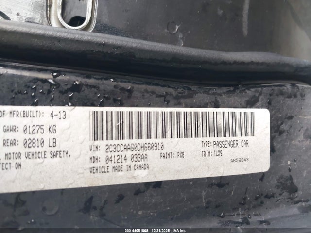2013 Chrysler 300 Motown მანქანა იყიდება აუქციონზე, vin: 2C3CCAAG0DH660910, აუქციონის ნომერი: 44051808
