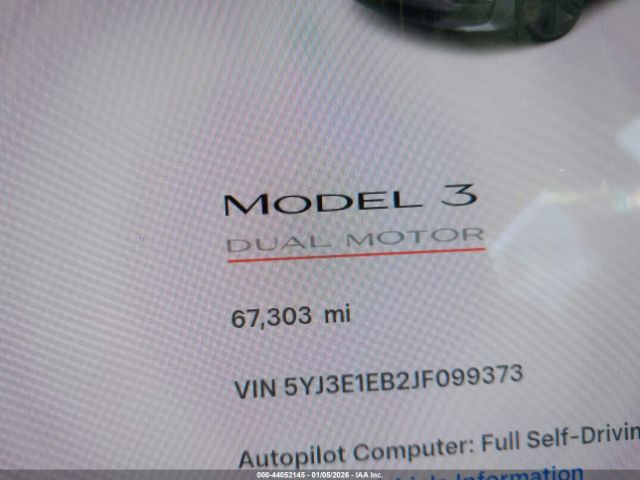 2018 TESLA MODEL 3 5YJ3E1EB2JF099373 Photo 6