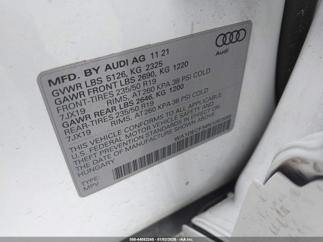 2022 AUDI Q3 WA1DECF34N1052569 Photo 8