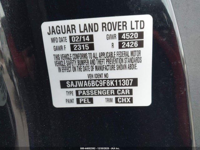 2015 JAGUAR F-TYPE SAJWA6BC9F8K11307 Photo 8