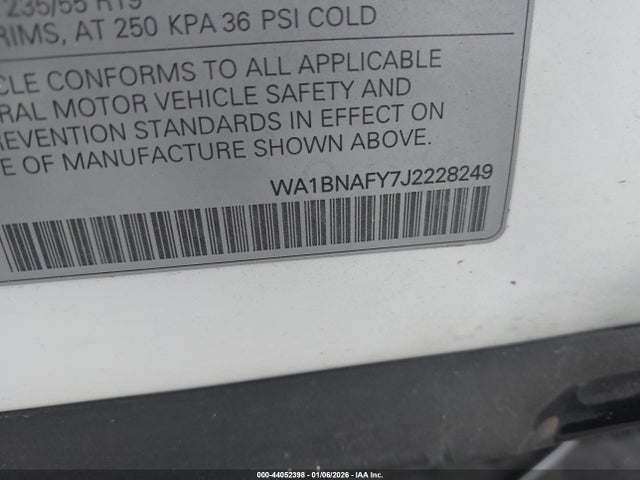 2018 AUDI Q5 WA1BNAFY7J2228249 Photo 8