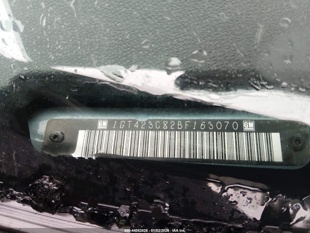 44052428 :رقم المزاد ، 1GT423C82BF163070 vin ، 2011 Gmc Sierra 3500hd Sle مزاد بيع