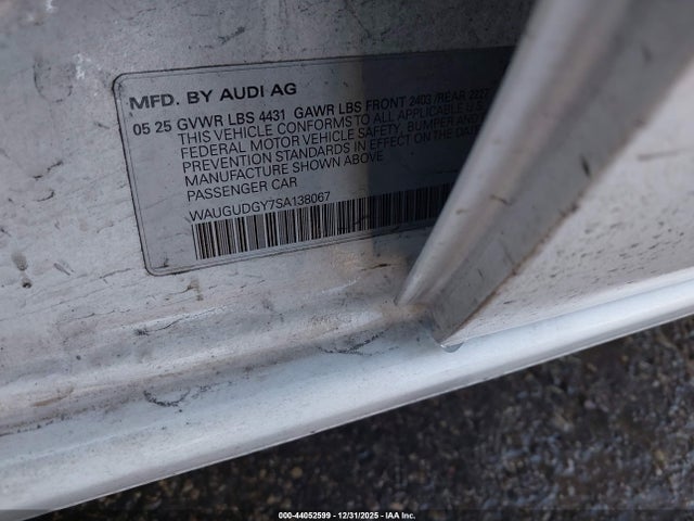 2025 AUDI A3 WAUGUDGY7SA138067 Photo 8