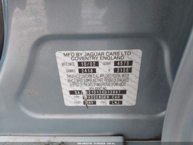 2003 JAGUAR X-TYPE SAJEA51D13XD13897 Photo 8