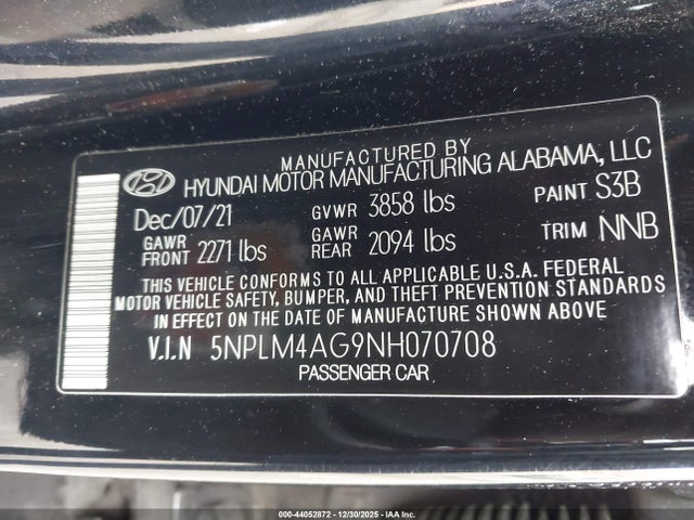 Hyundai ELANTRA SEL 2022 5NPLM4AG9NH070708 Image 9