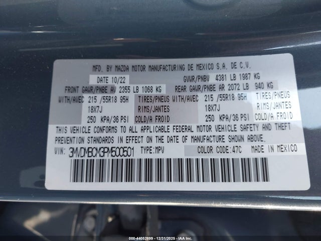 3MVDMBCM3PM500501 Mazda Cx-30 2.5 S Carbon Edition
