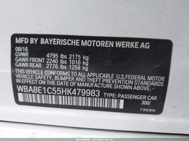 BMW 330e Iperformance 2017 WBA8E1C55HK479983 Image 9