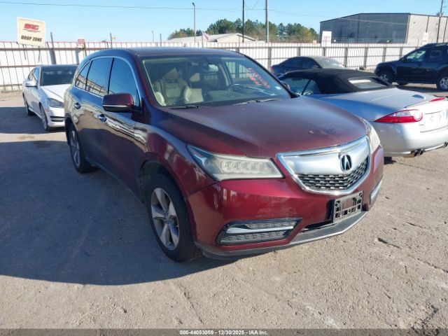 2014 ACURA MDX 5FRYD3H29EB003680 Photo 0