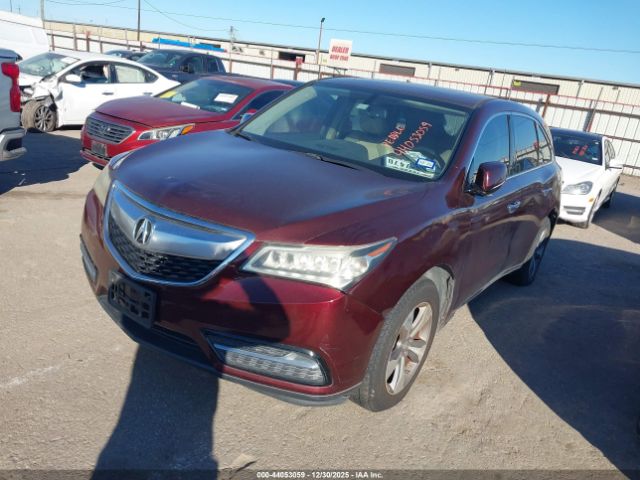 2014 ACURA MDX 5FRYD3H29EB003680 Photo 1