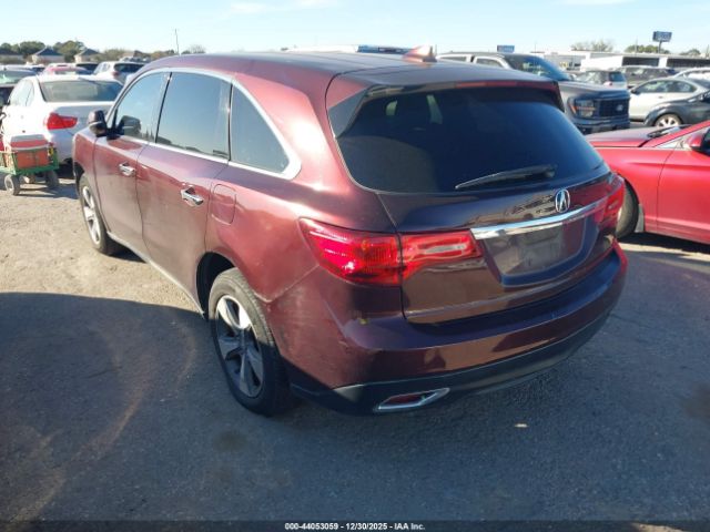 2014 ACURA MDX 5FRYD3H29EB003680 Photo 2